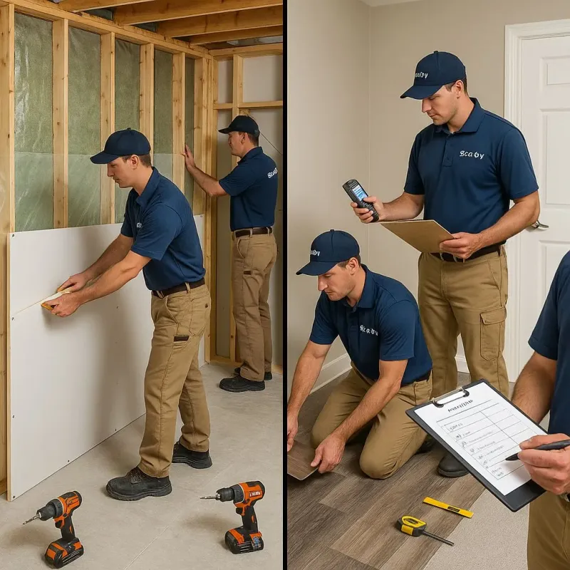 Repairs and Reconstruction process in Hermitage, PA