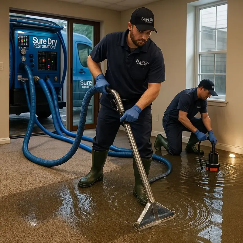 Water Extraction and Removal process in Hermitage, PA